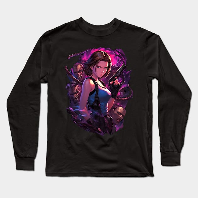 jill valentine Long Sleeve T-Shirt by StevenBag